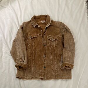 Brown Corduroy Jacket Size Medium